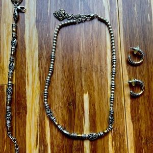 Brighton two-tone jewelry set